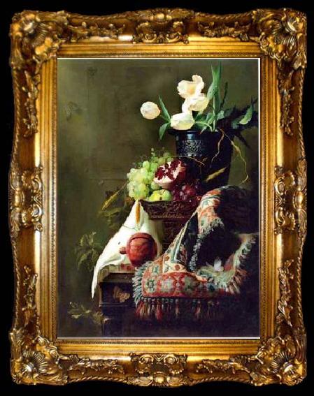 framed  unknow artist Floral, beautiful classical still life of flowers.115, ta009-2